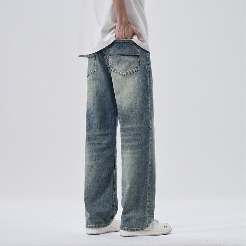 Vintage Straight-Leg Jeans