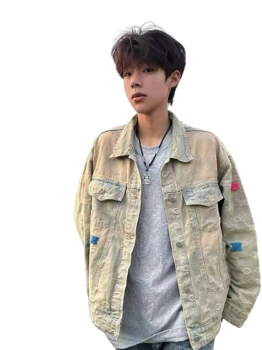 Vintage Patchwork Denim Jacket