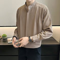 Men’s Minimalist Mandarin Collar Shirt