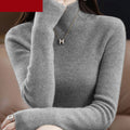Women's High-Neck Fitted Sweater