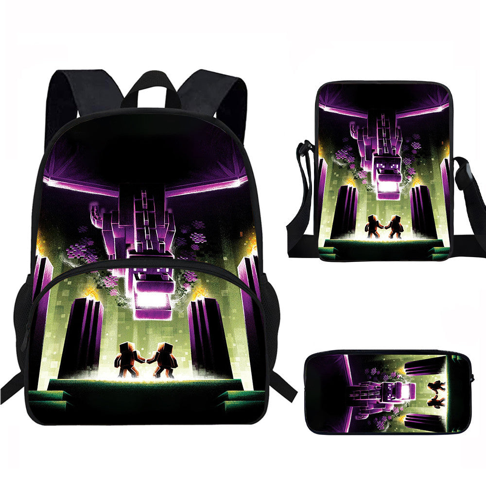 Minecraft Backpack Set