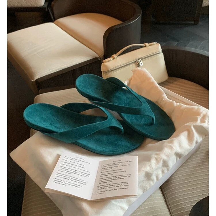 Plush Flat Flip-Flops