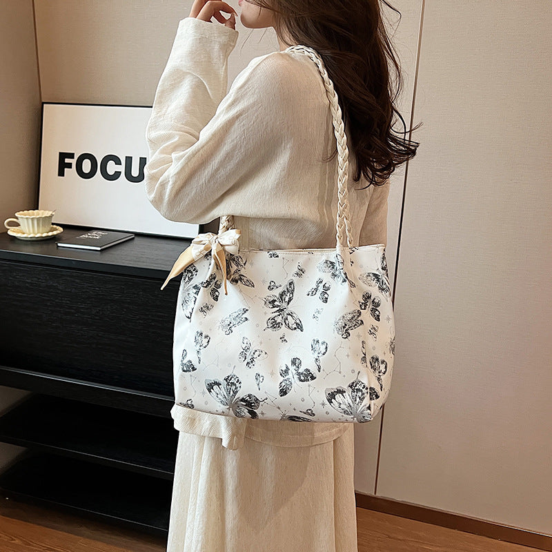 Butterfly Accent Everyday Tote Bag