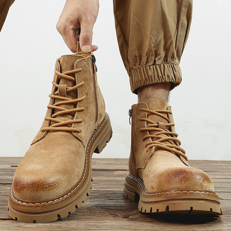 Men’s Retro Suede Work Boots