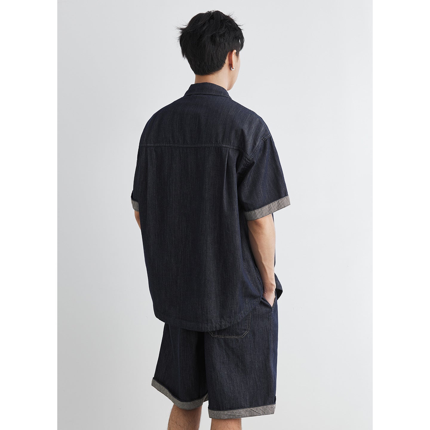 Casual Camp Collar Shirt & Shorts Set