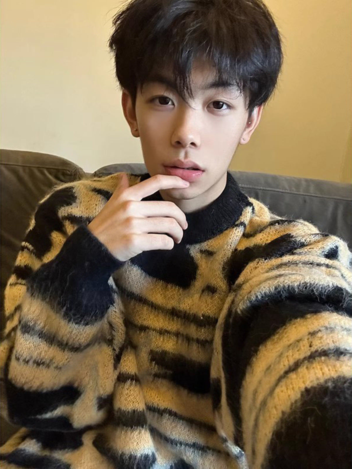 Cozy Textured Knit Pullover