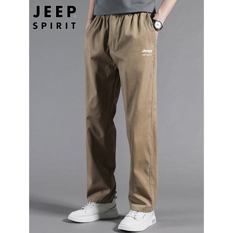 Casual Straight-Leg Pants