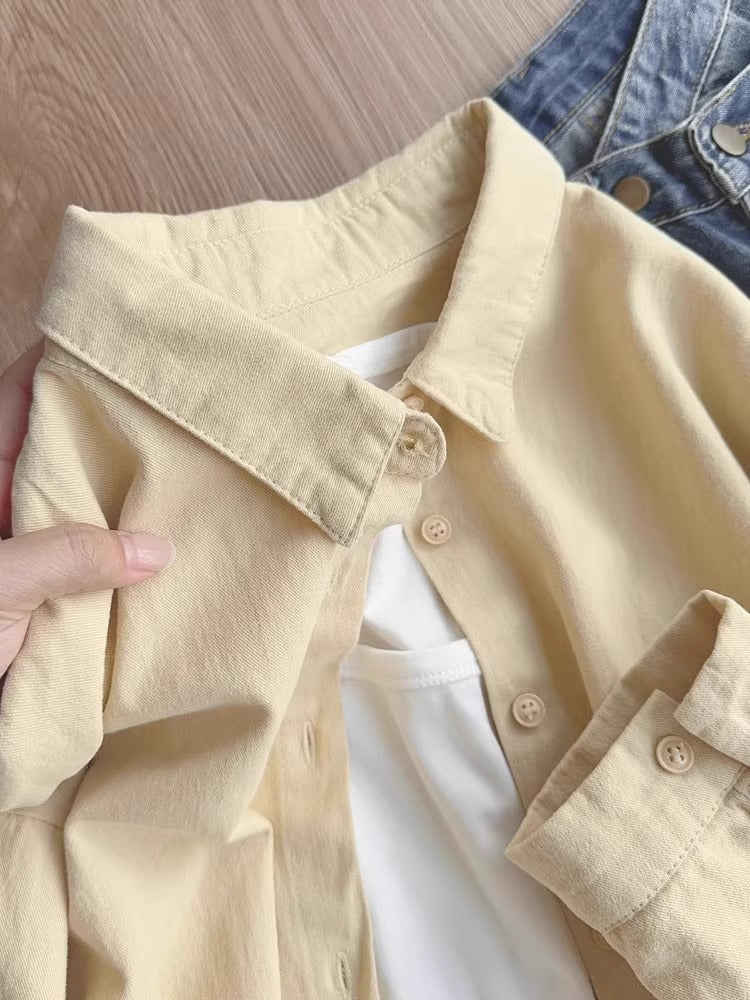 Relaxed Twill Overshirt