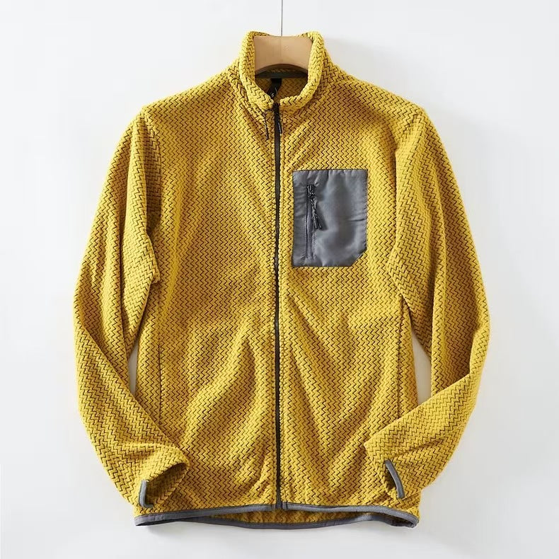 Comfort Zipper Fleece Cardigan