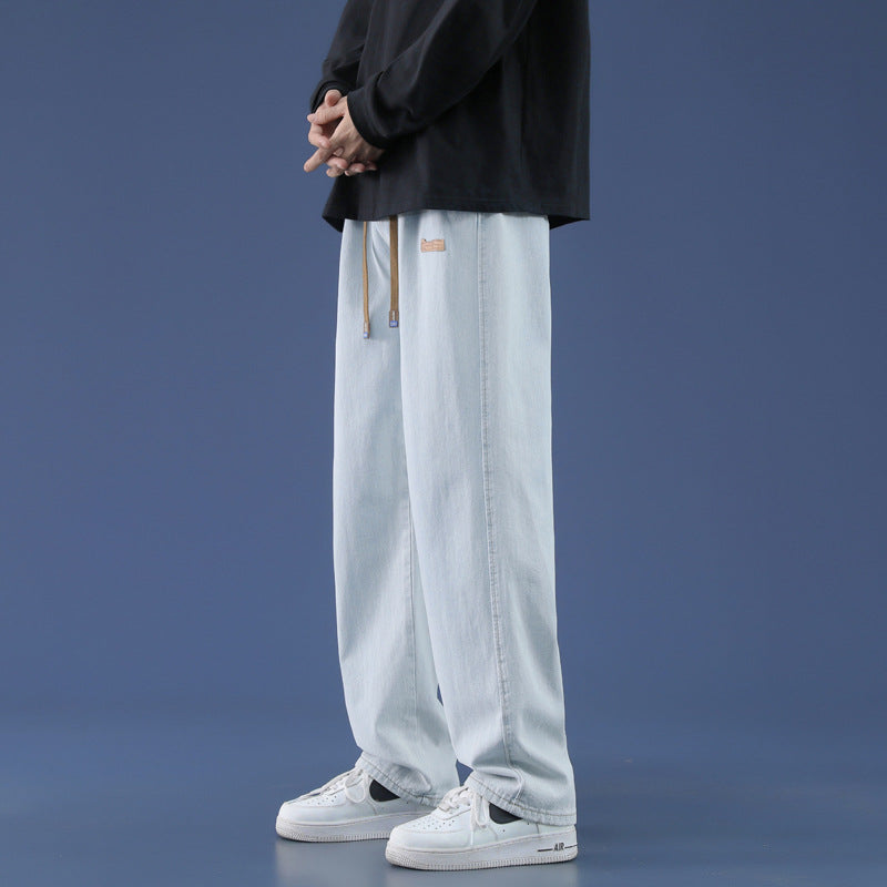 Baggy Straight-Leg Trousers