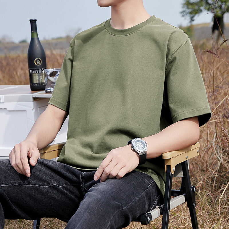 Premium Cotton Crew Neck Tee