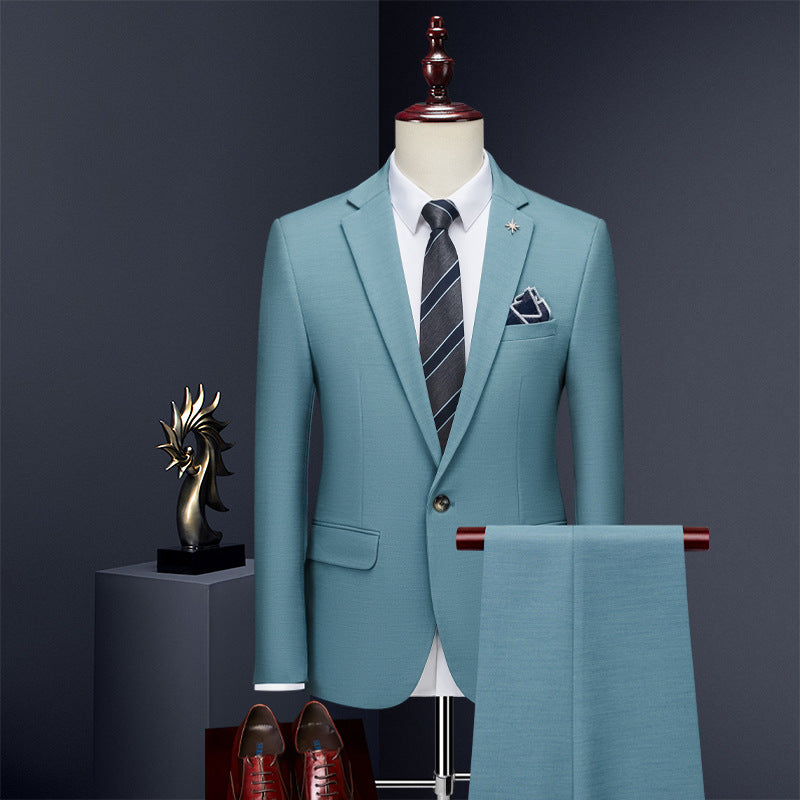 Premium Slim-Fit Three-Piece Formal Suit