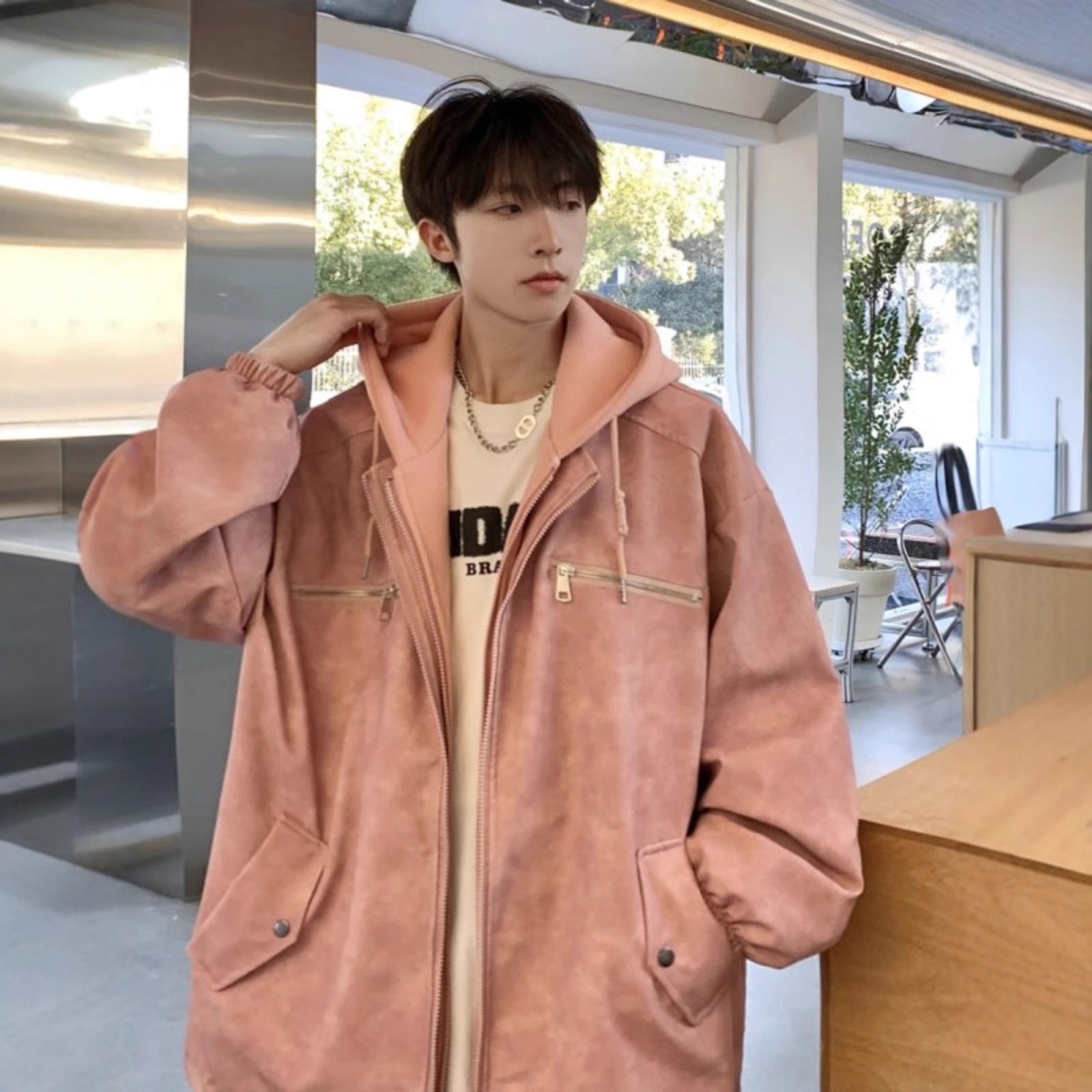 Streetwear Suede Jacket