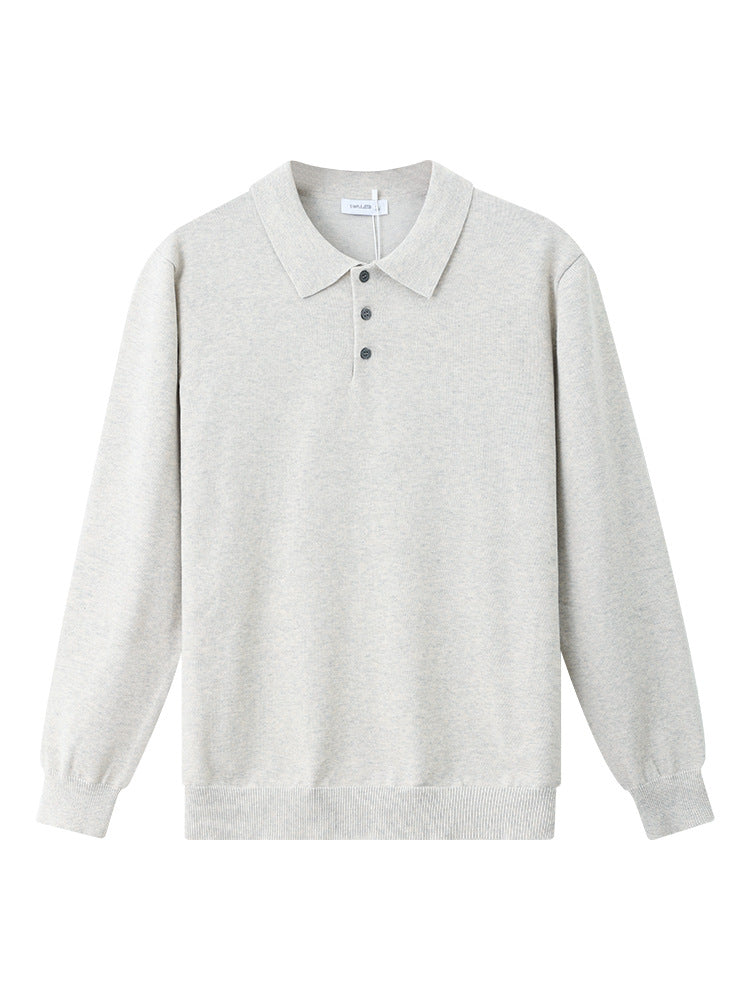 Knit Polo Sweater