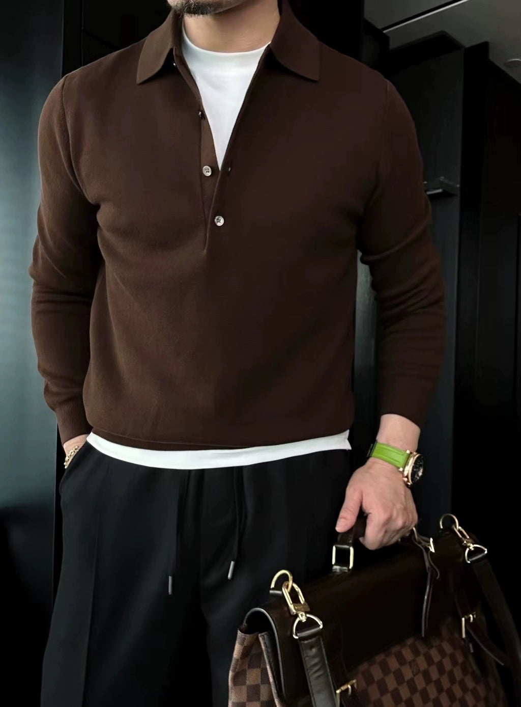 Premium Knitted Polo Shirt