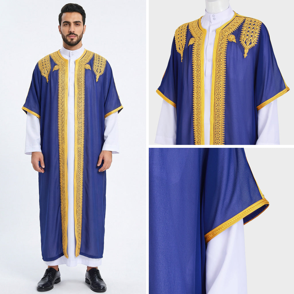 Regal Embroidered Bisht