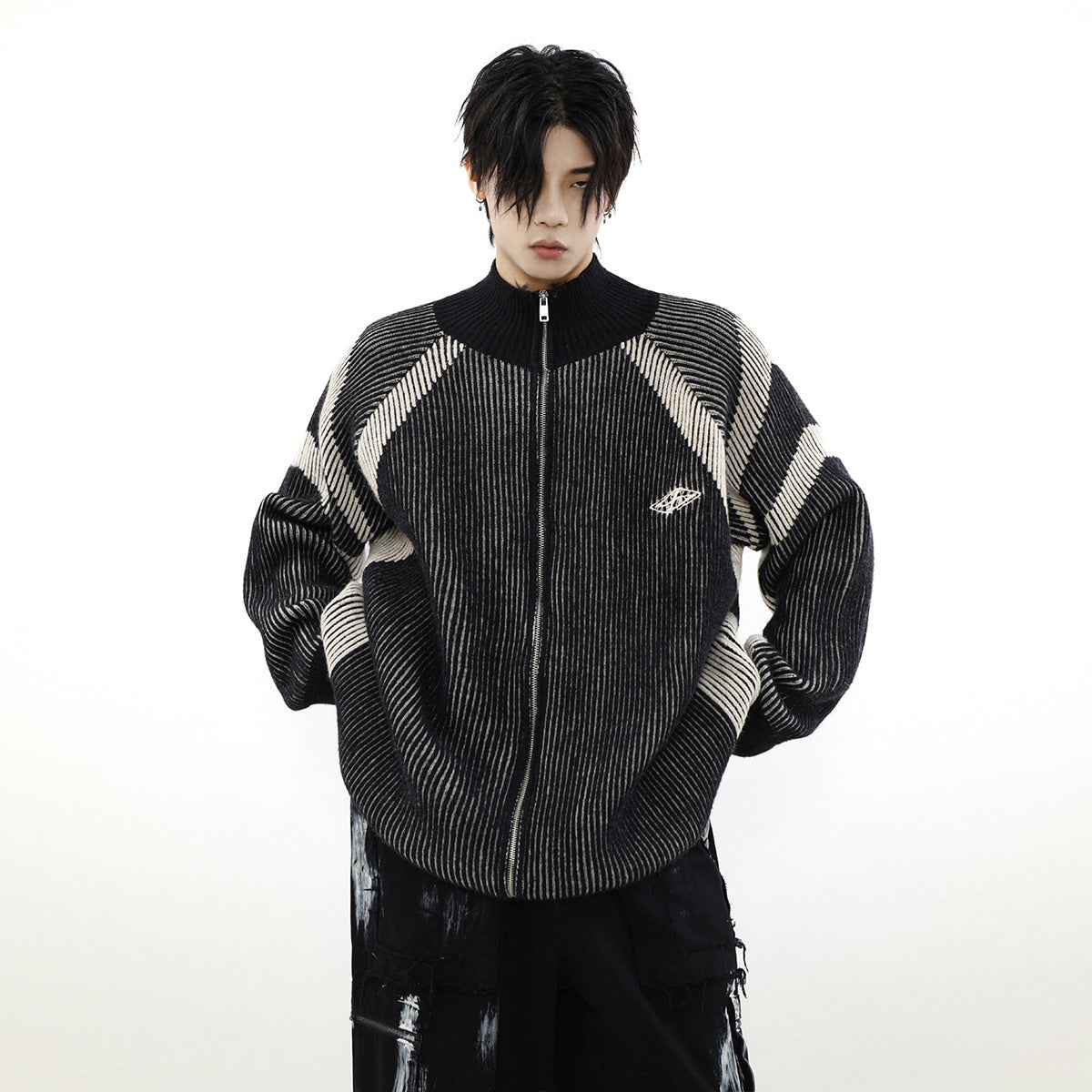 Knit Full-Zip Jacket For Men