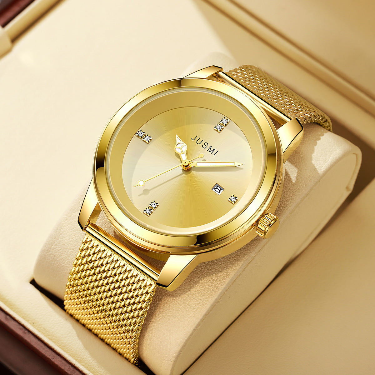 Men's Fashion Mesh Belt Watch