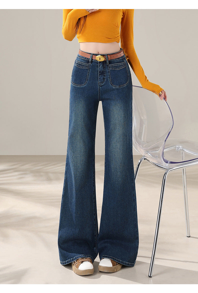 Vintage High-Waist Wide-Leg Jeans