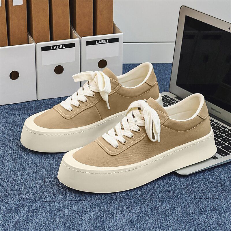 Chunky Platform Canvas Sneakers