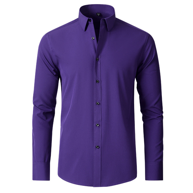 Men’s Four-Way Stretch Performance Dress Shirt