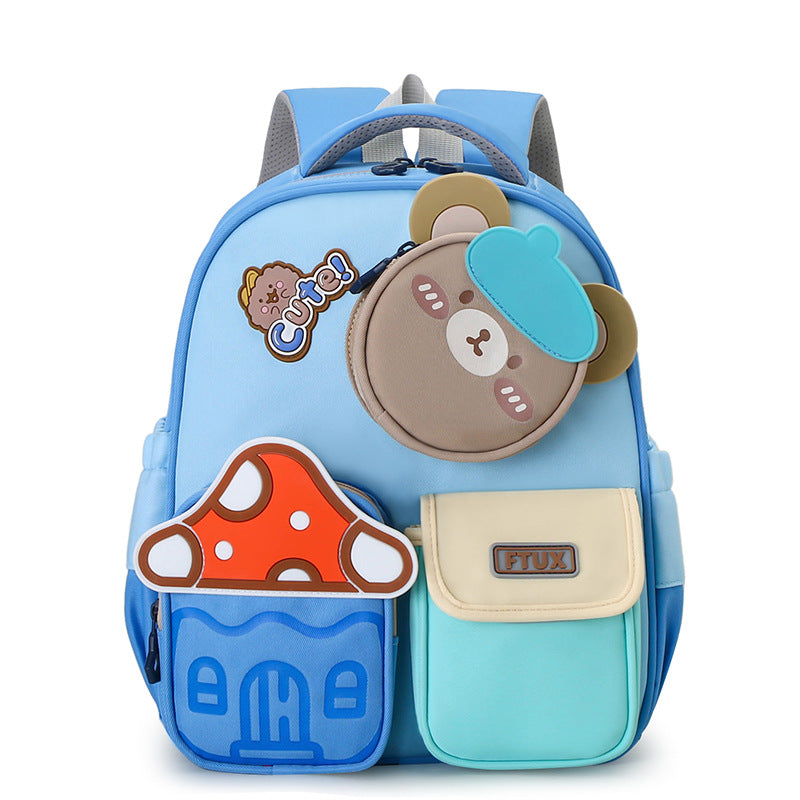 Cute Bunny Mushroom Cottage Backpack aged 3-6