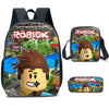 Roblox 16 Inch School Bag Satchel Single Layer Pencil Case-3