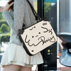 Alphabet Puppy Graffiti Single Shoulder Bag [Waterproof and Shockproof - Skin-Friendly, No Squeezing]