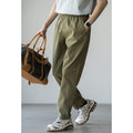 Tapered Textured Trousers