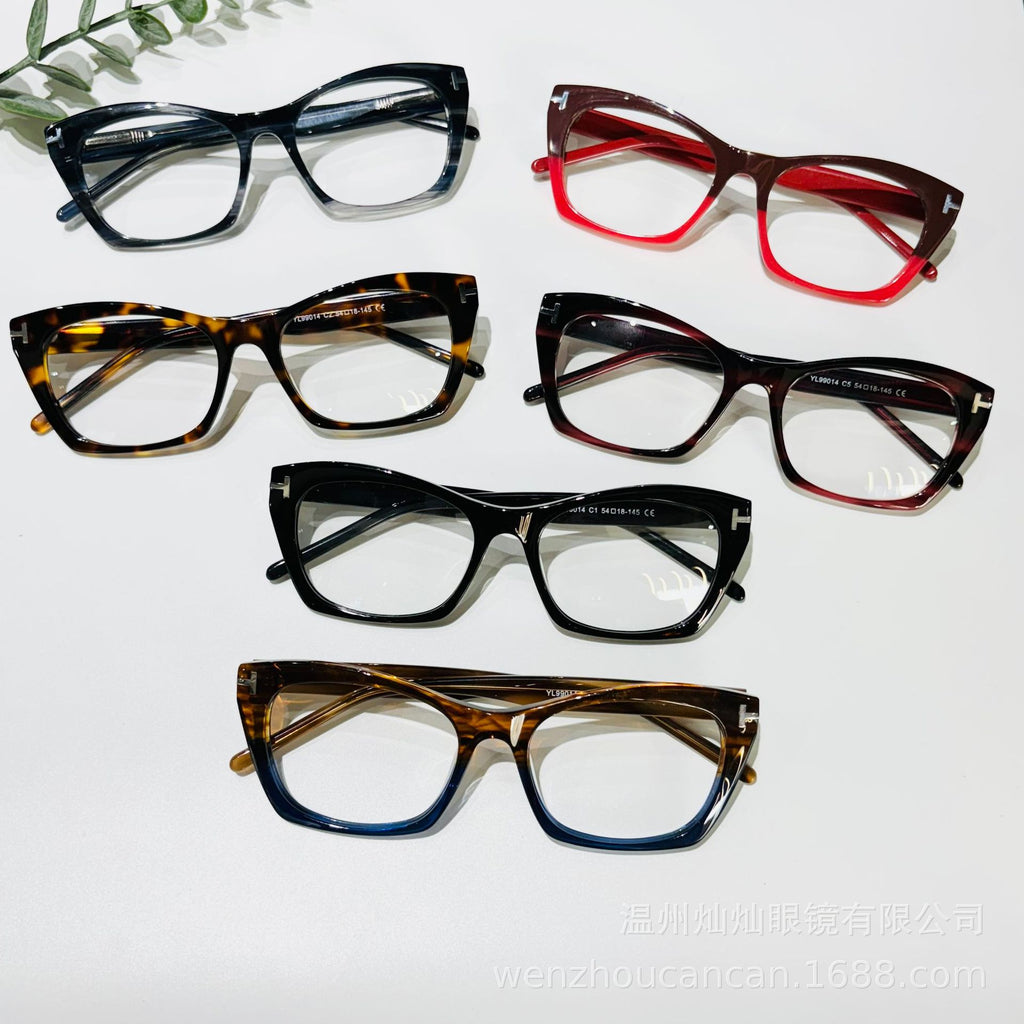 Designer Square-Frame Optical Eyewear