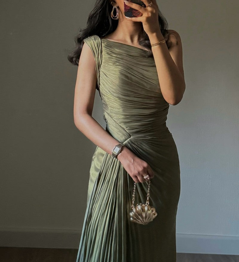 Seraphina Draped Evening Gown