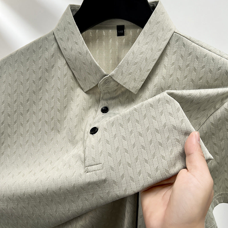 Textured Polo Shirt