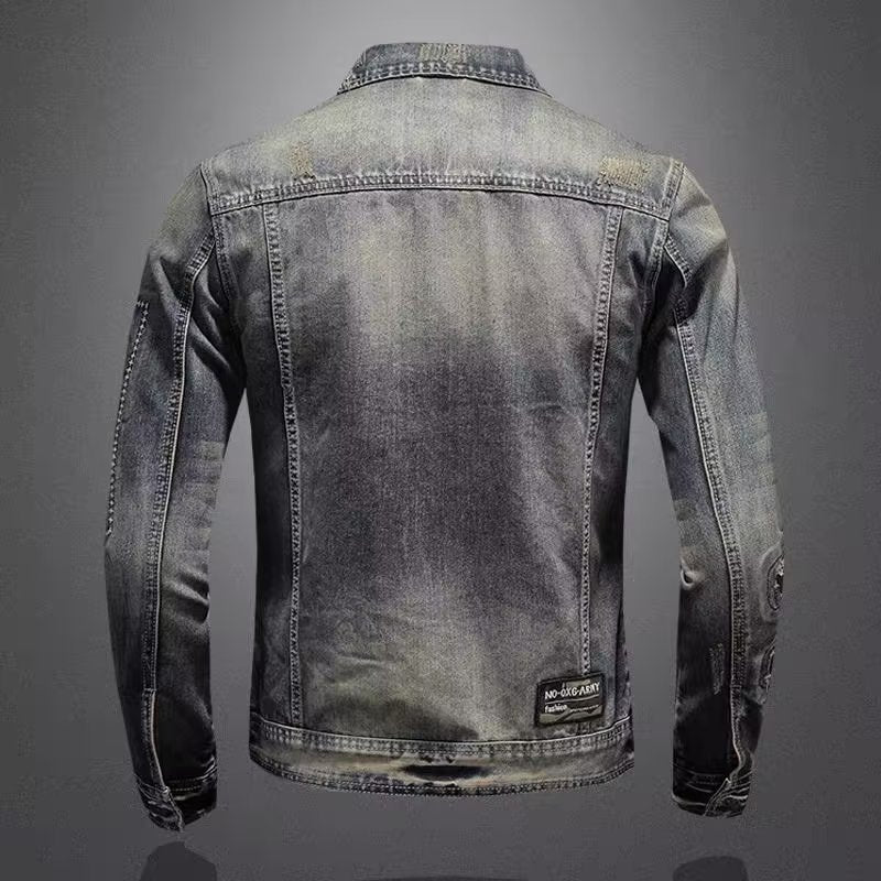 Vintage Slim-Fit Denim Jacket