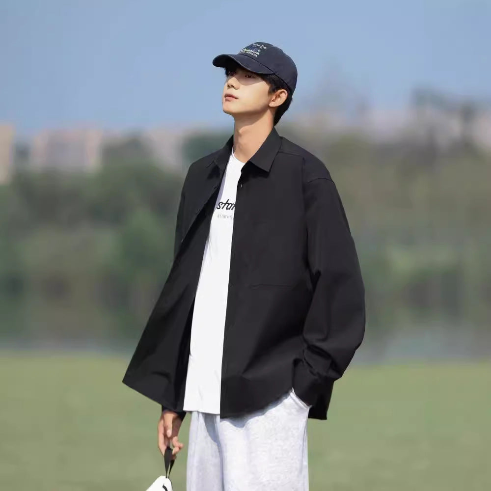 Men's Oversized Shirt Jacket