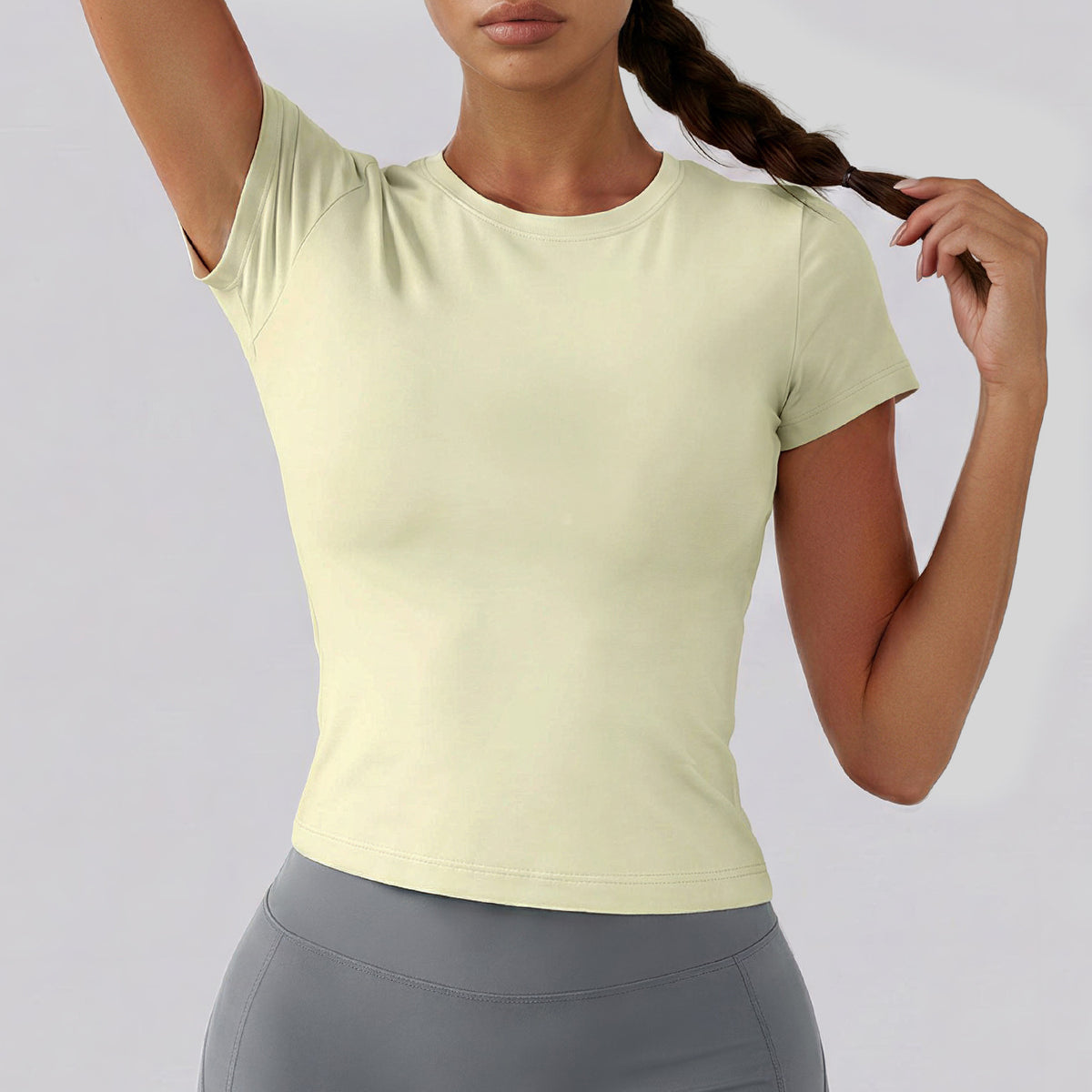 Crew-Neck Yoga T-Shirt