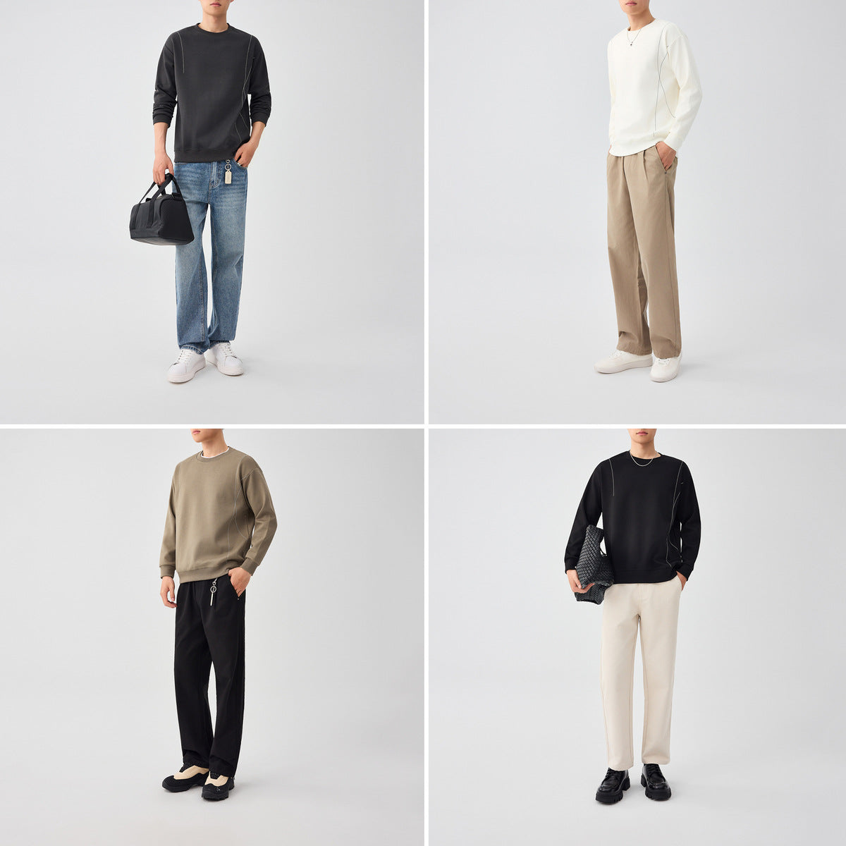 Minimalist Embroidered Sweatshirt