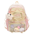 Ruffled Clear Display Backpack