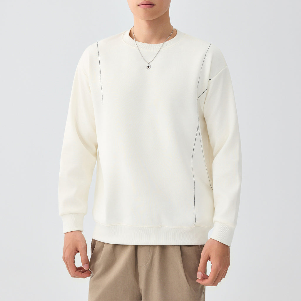 Minimalist Embroidered Sweatshirt