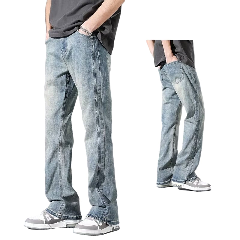 Loose-Fit Straight Leg Jeans
