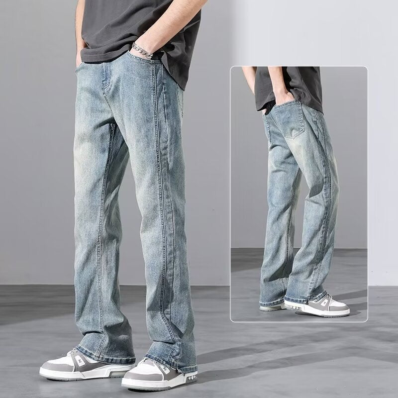 Loose-Fit Straight Leg Jeans