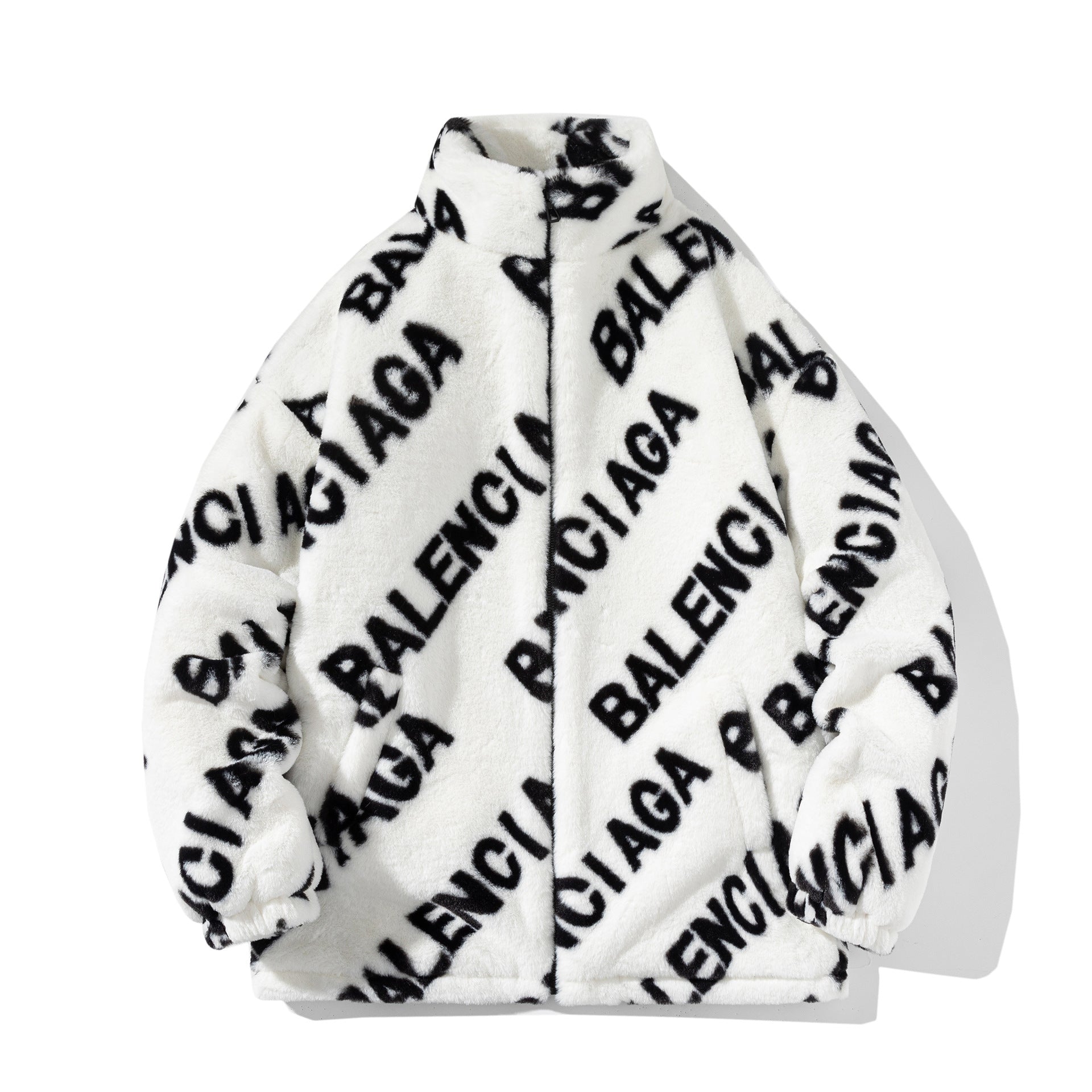 Balenciaga Style Fleece Jacket
