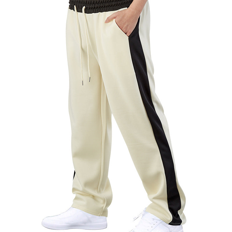 Retro-Stripe Loose Fit Joggers