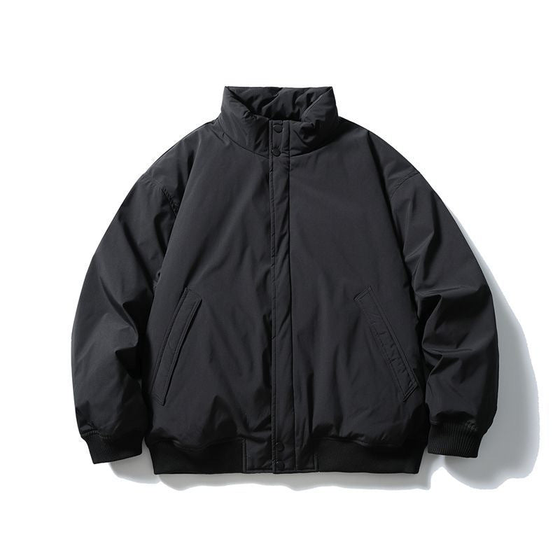 The Minimalist Stand-Collar Bomber