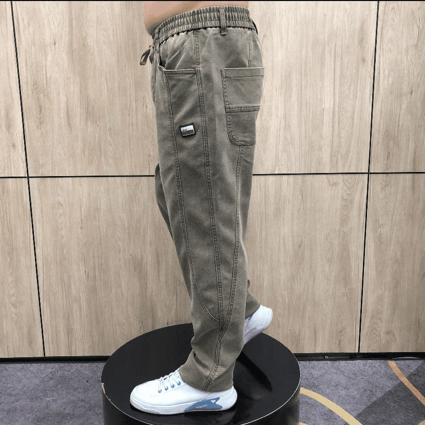 Casual Straight-Leg Trousers