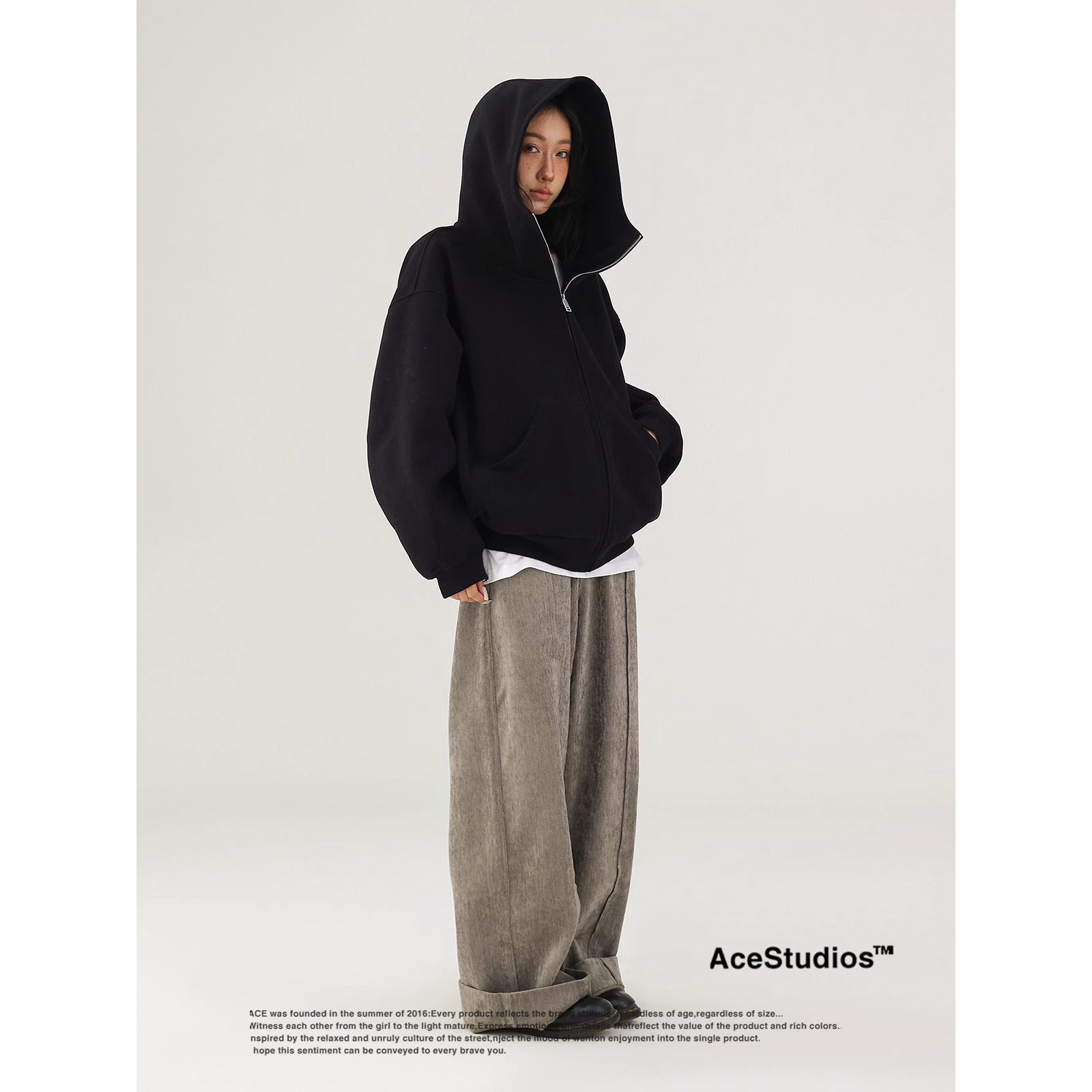 Retro Silhouette Zip Hoodie