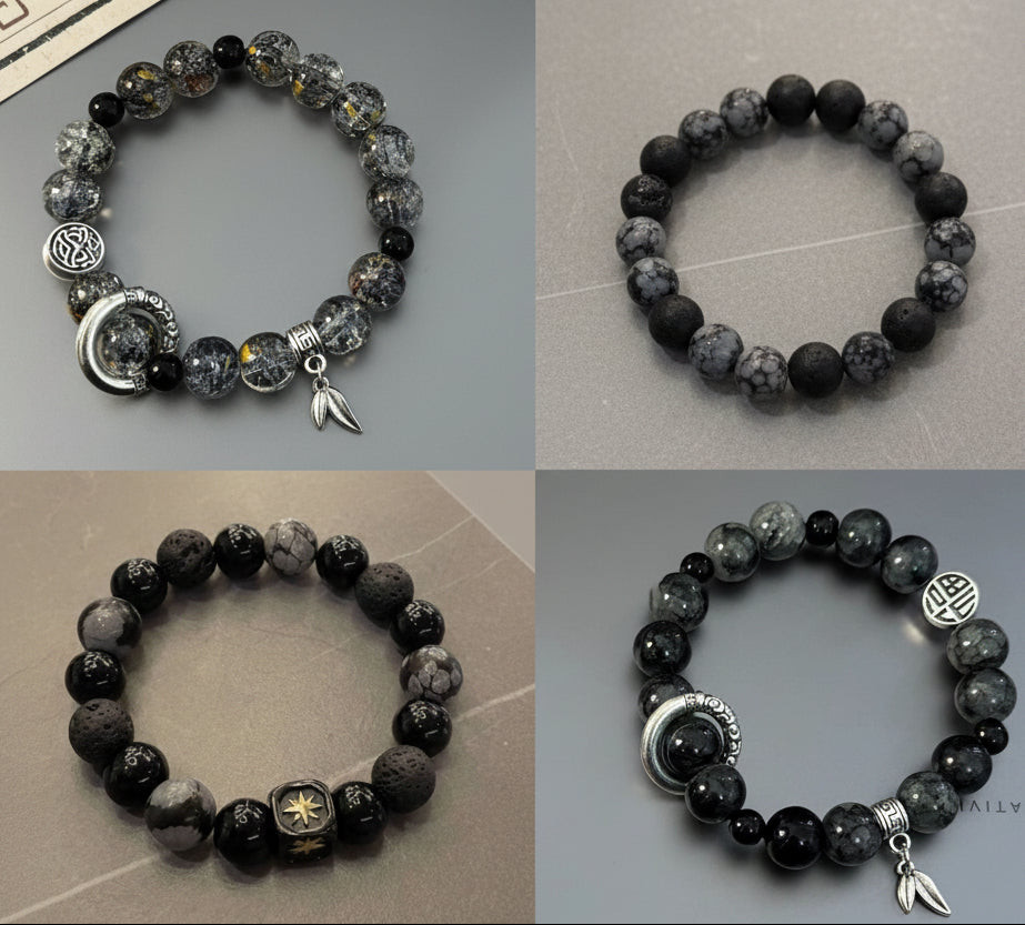 Streetwear Natural Stone Charm Bracelet Bracelet can not be ordered alone