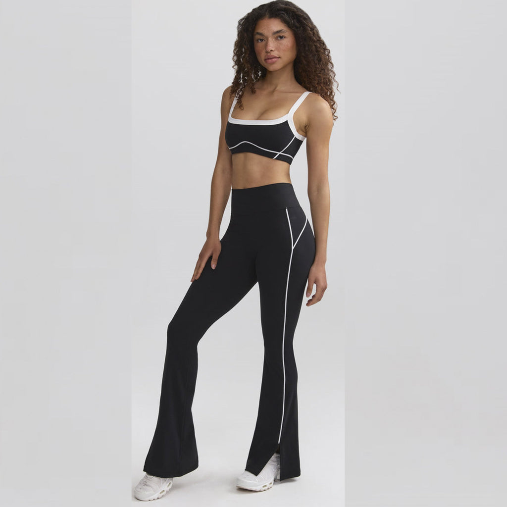 Crossover Yoga Flare Pants