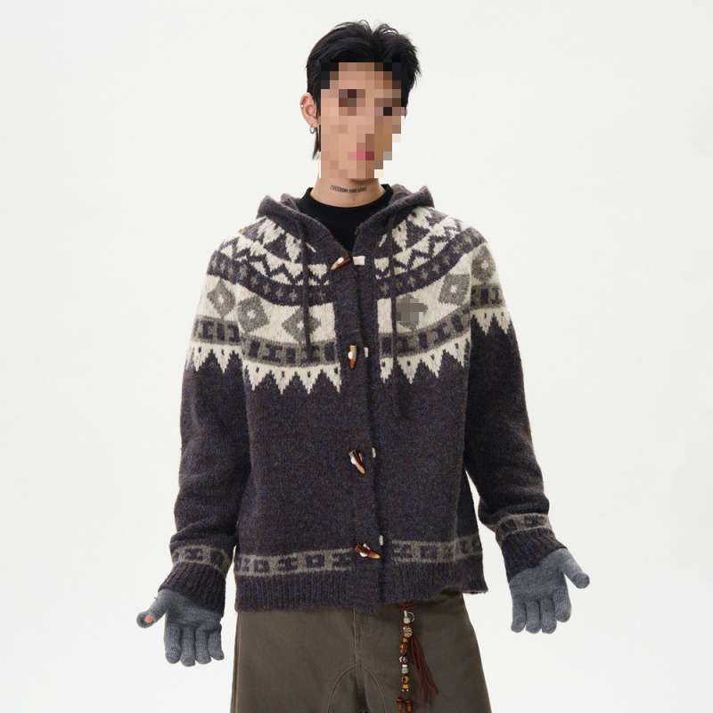 Nordic Holiday Knit Cardigan