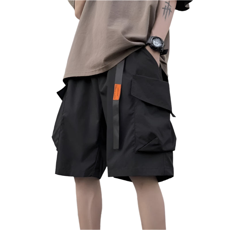 Multi-Pocket Casual Shorts