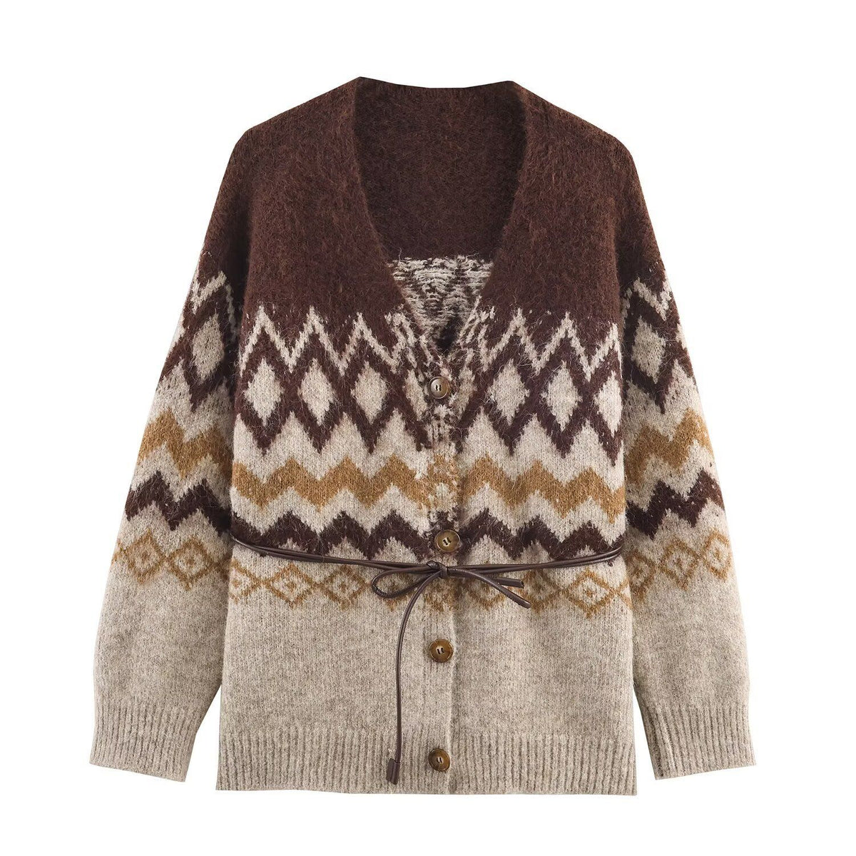 Women's Textured Button Sweater Top